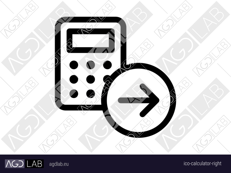 Calculator right icon