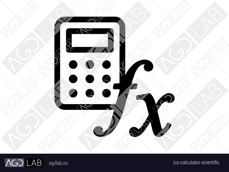 Calculator scientific icon