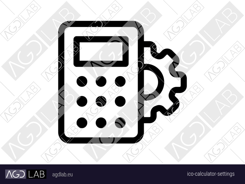 Calculator settings icon
