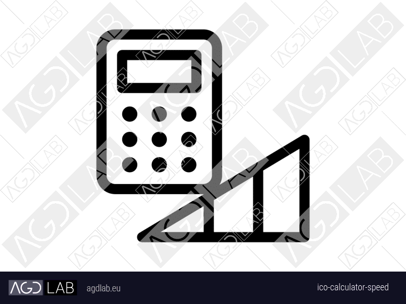 Calculator speed icon