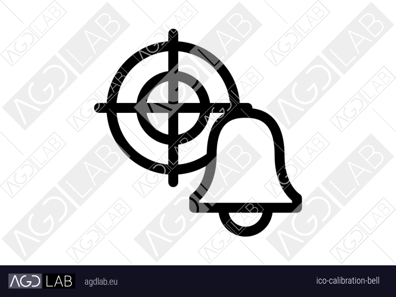 Calibration bell icon