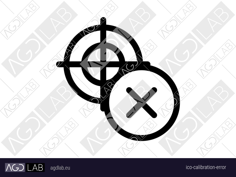 Calibration error icon