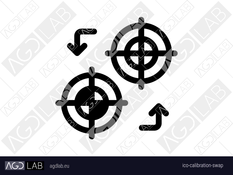 Calibration swap icon