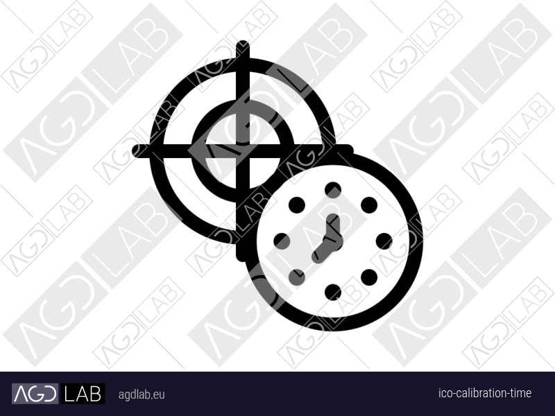 Calibration time icon