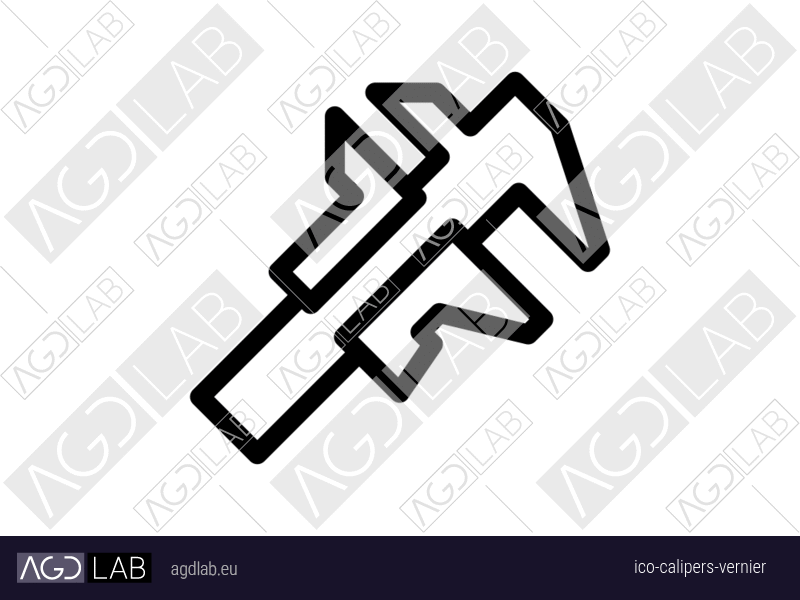 Calipers vernier icon