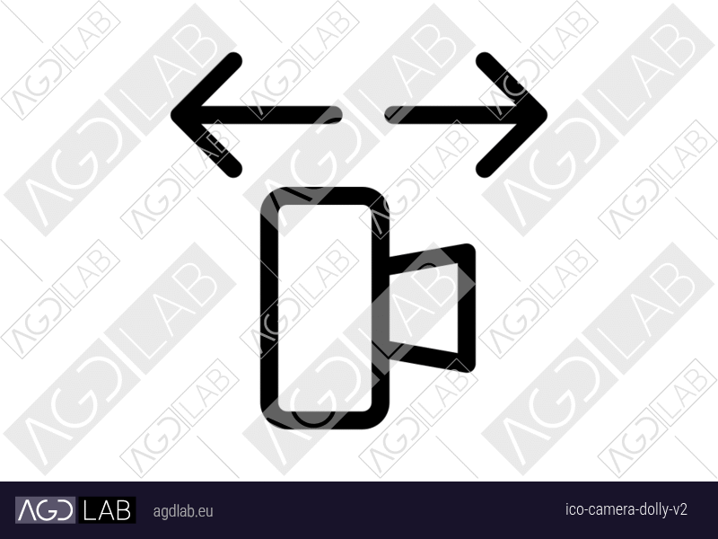 Camera dolly alternative version icon