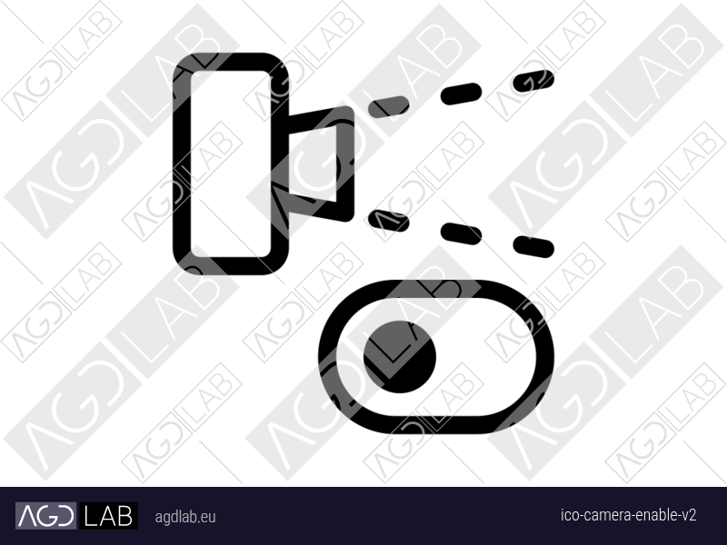 Camera enable alternative version icon