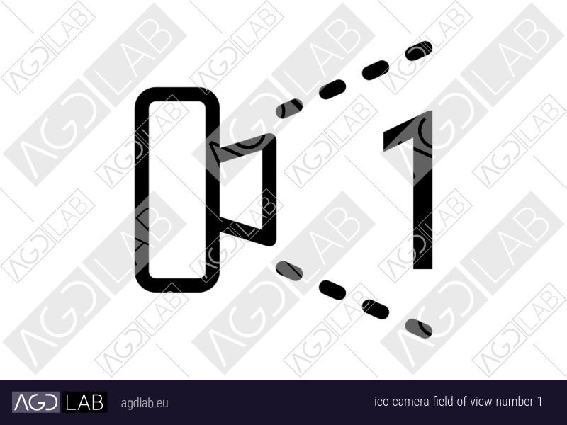 Camera field of view number 1 icon