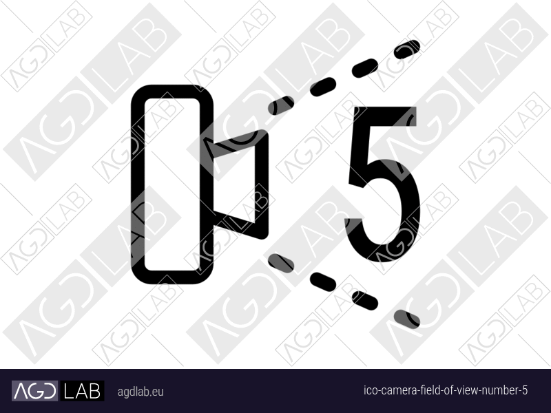 Camera field of view number 5 icon