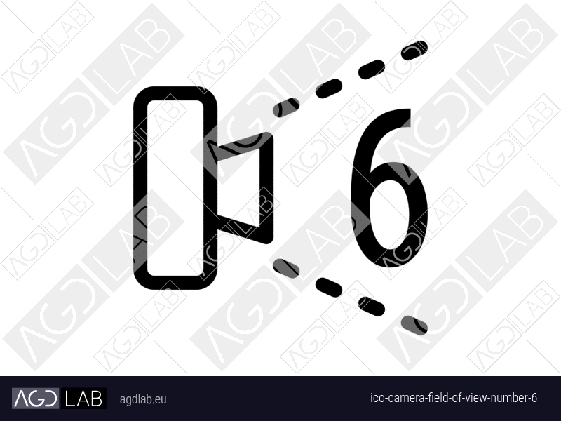 Camera field of view number 6 icon