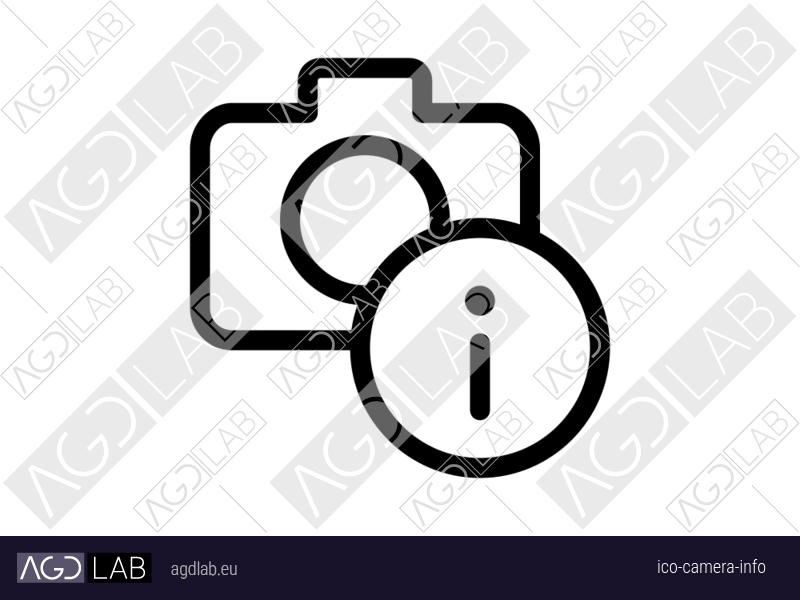 Camera info icon