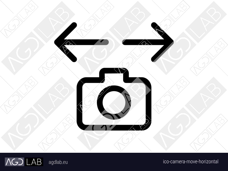 Camera move horizontal icon