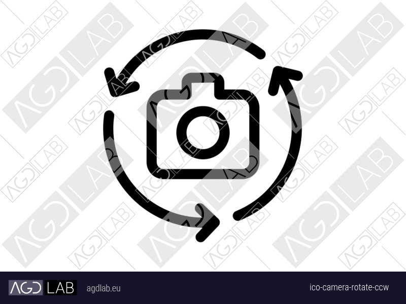 Camera rotate ccw icon