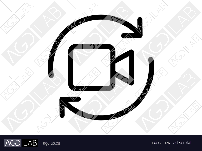 Camera video rotate icon