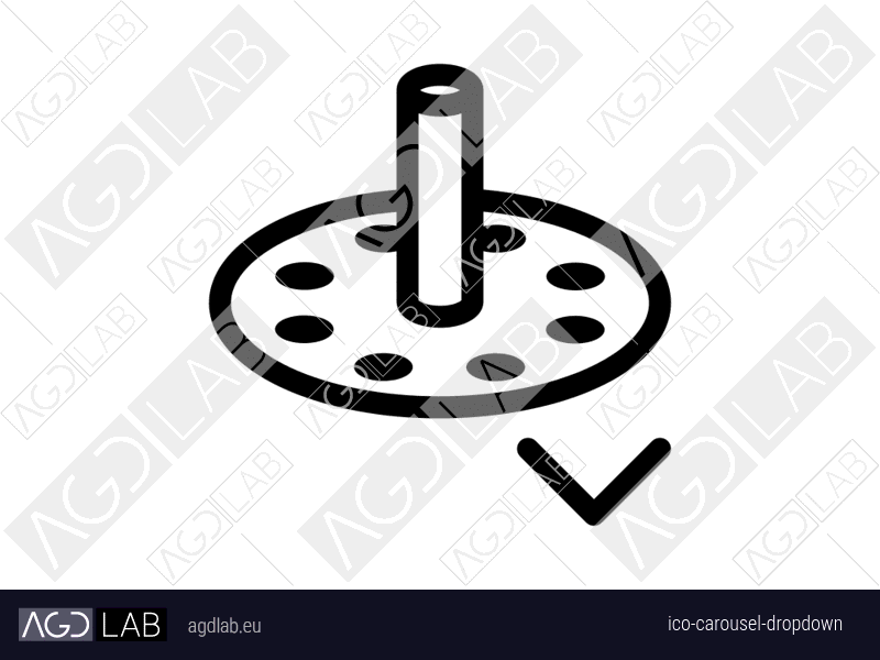 Carousel dropdown icon