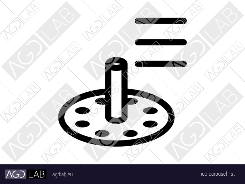 Carousel list icon