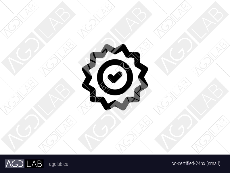 Certified 24px (small) icon