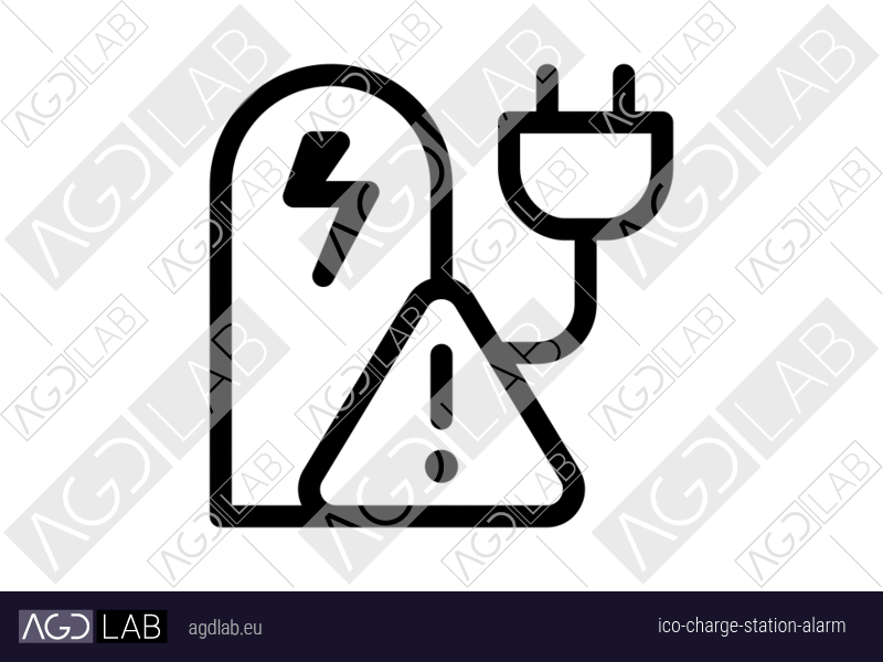 Charge station alarm icon