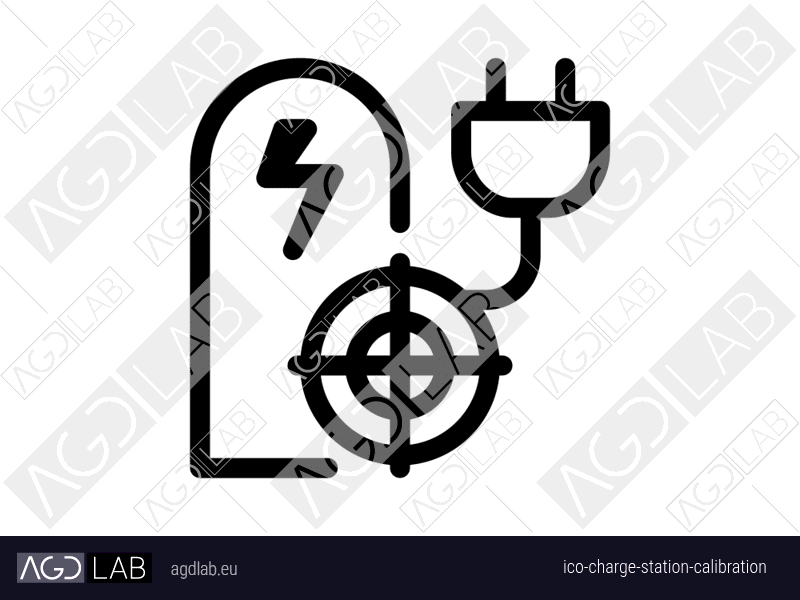 Charge station calibration icon