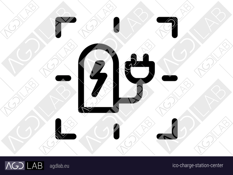 Charge station center icon