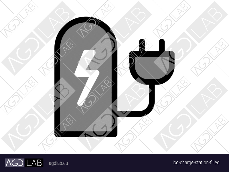 Charge station filled icon
