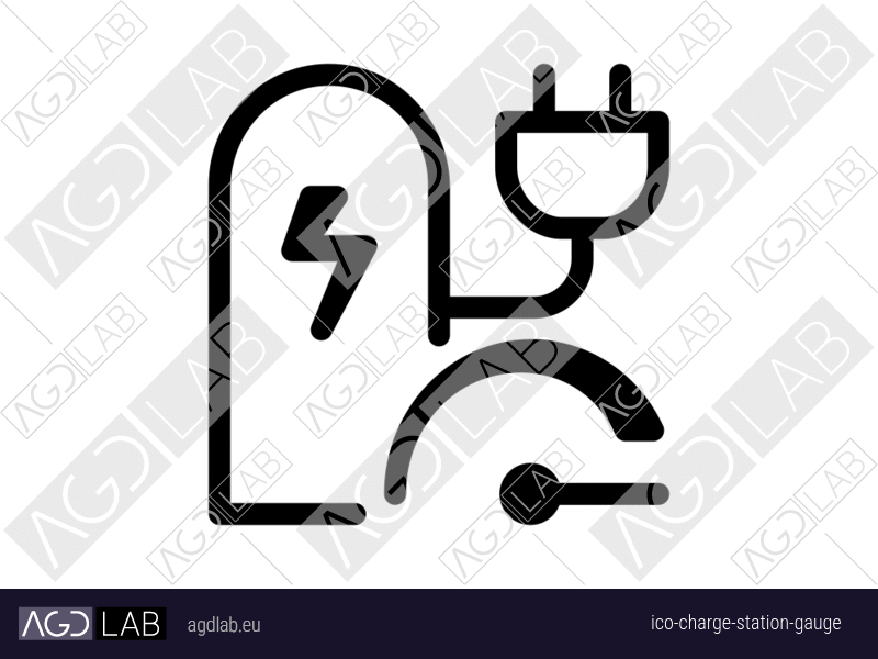 Charge station gauge icon
