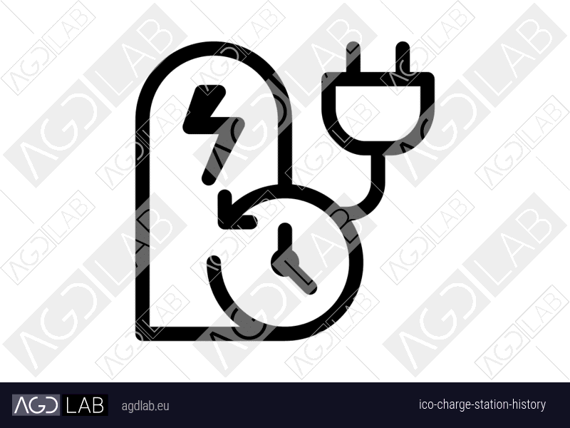 Charge station history icon