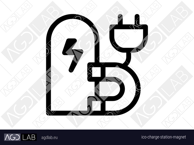 Charge station magnet icon