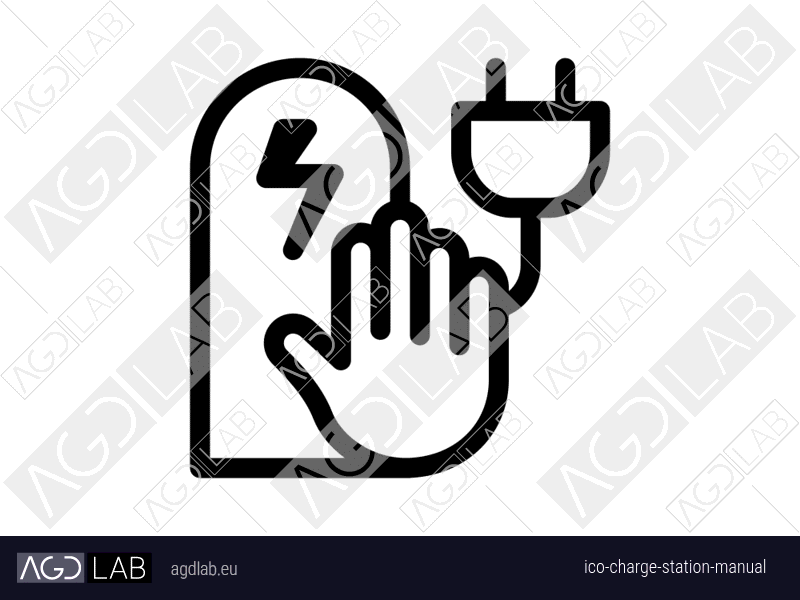 Charge station manual icon