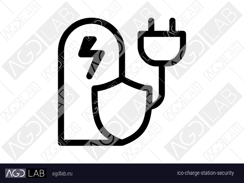 Charge station security icon