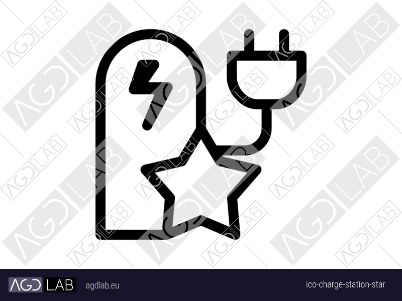 Charge station star icon