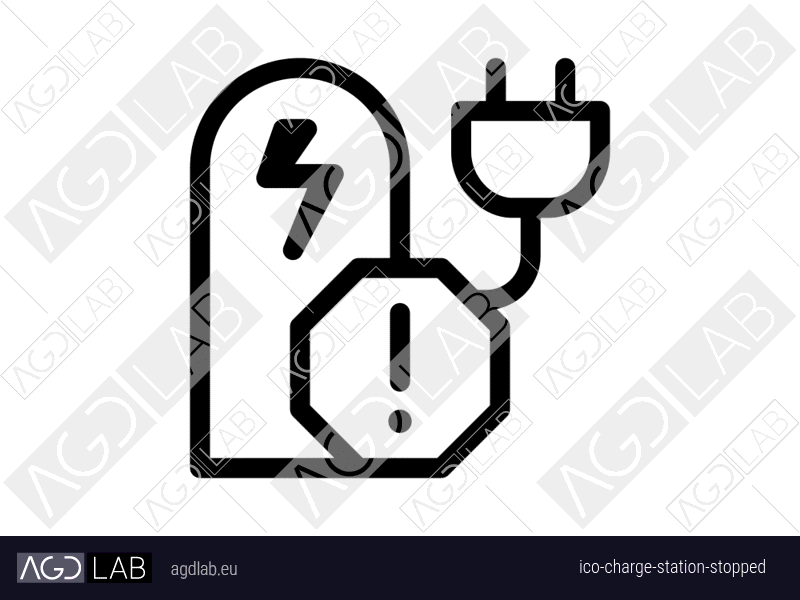 Charge station stopped icon