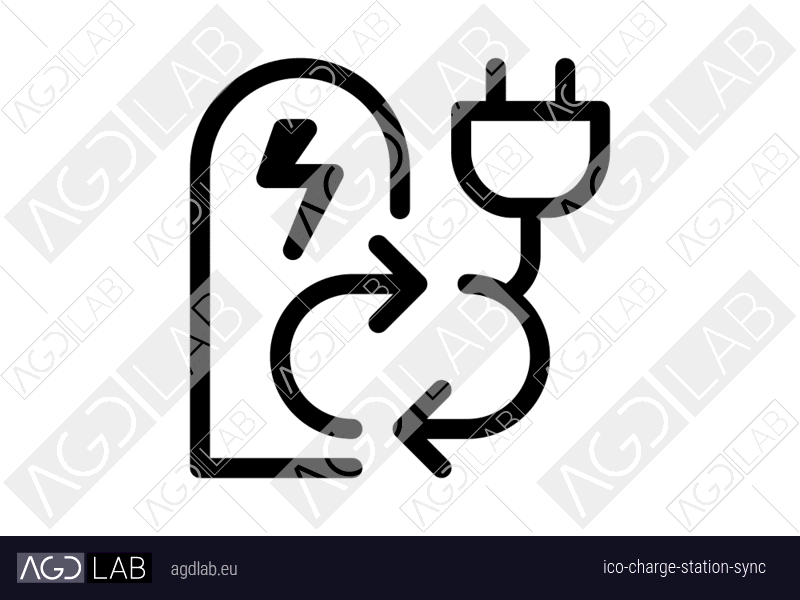 Charge station sync icon