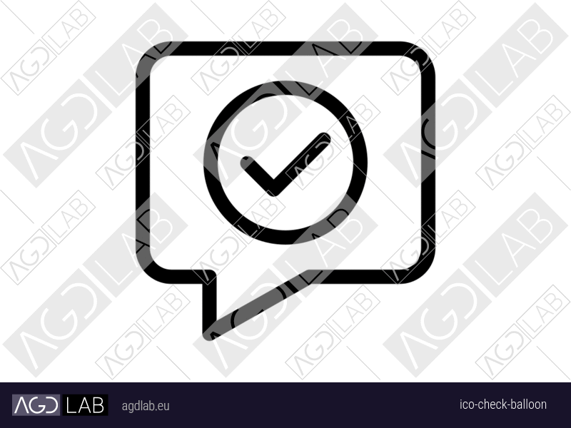 Check balloon icon