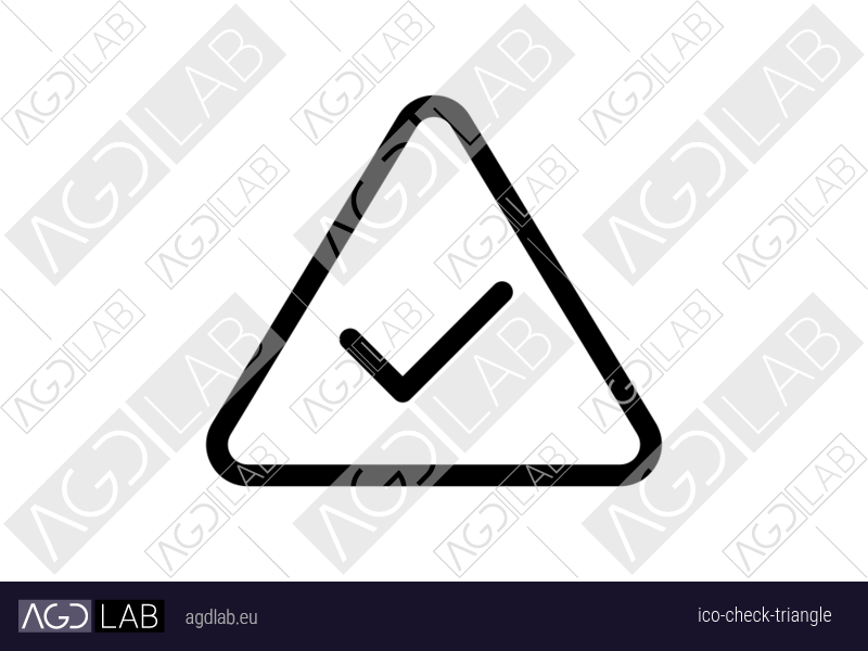 Check triangle icon