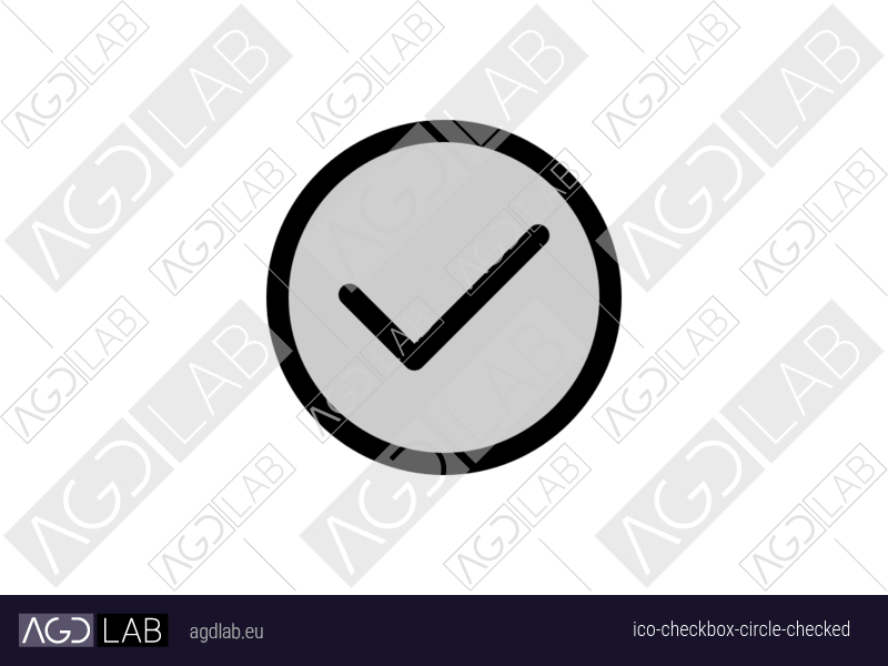 Checkbox circle checked icon