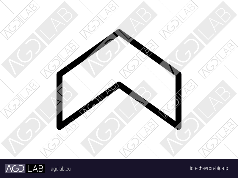 Chevron big up icon