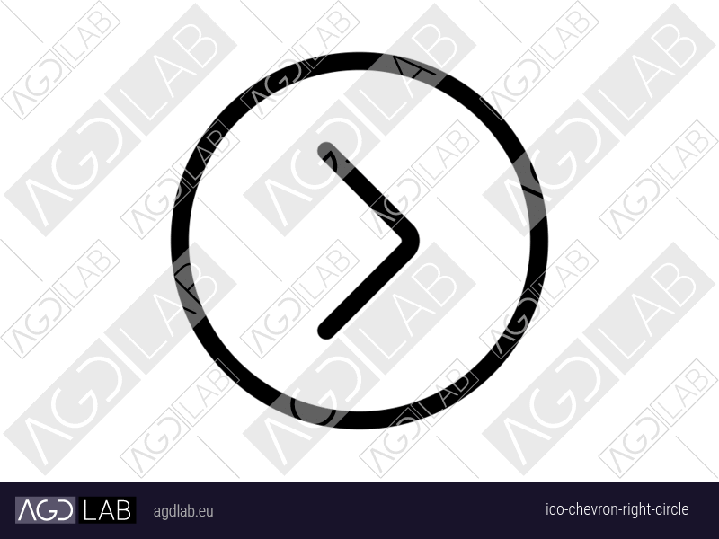 Chevron right circle icon