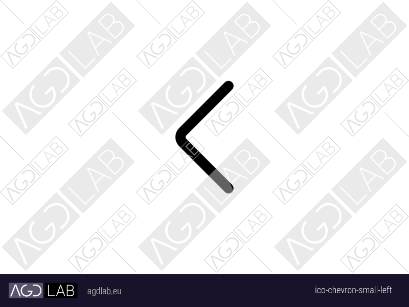 Chevron small left icon