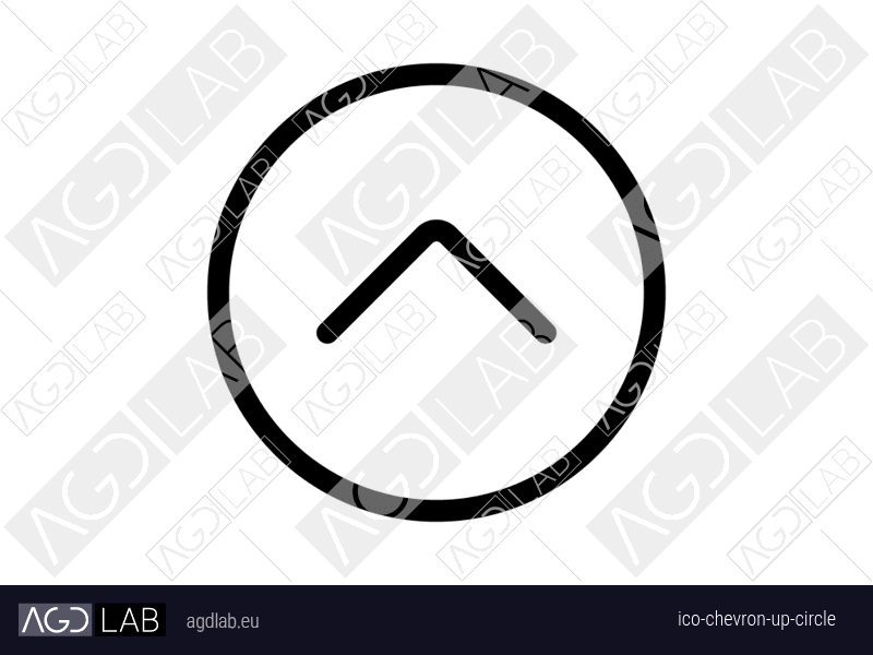 Chevron up circle icon
