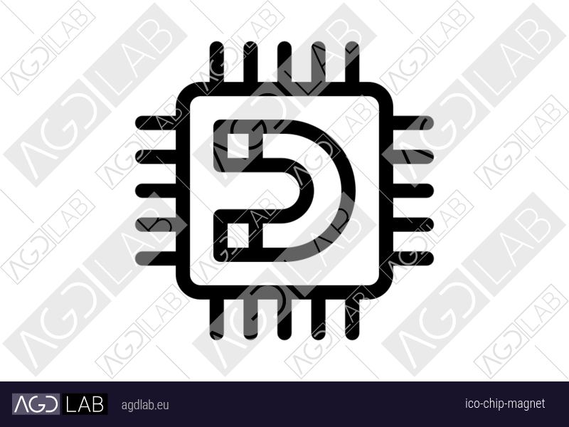 Chip magnet icon