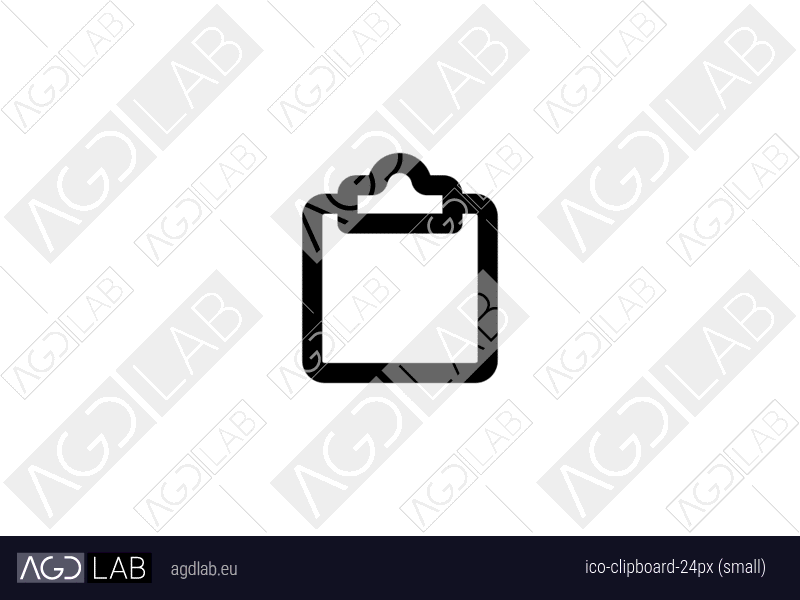 Clipboard 24px (small) icon
