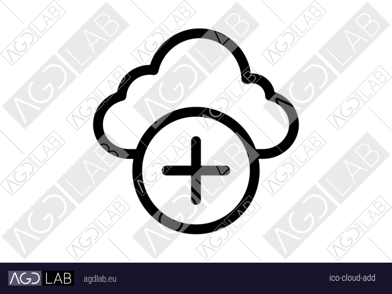 Cloud add icon