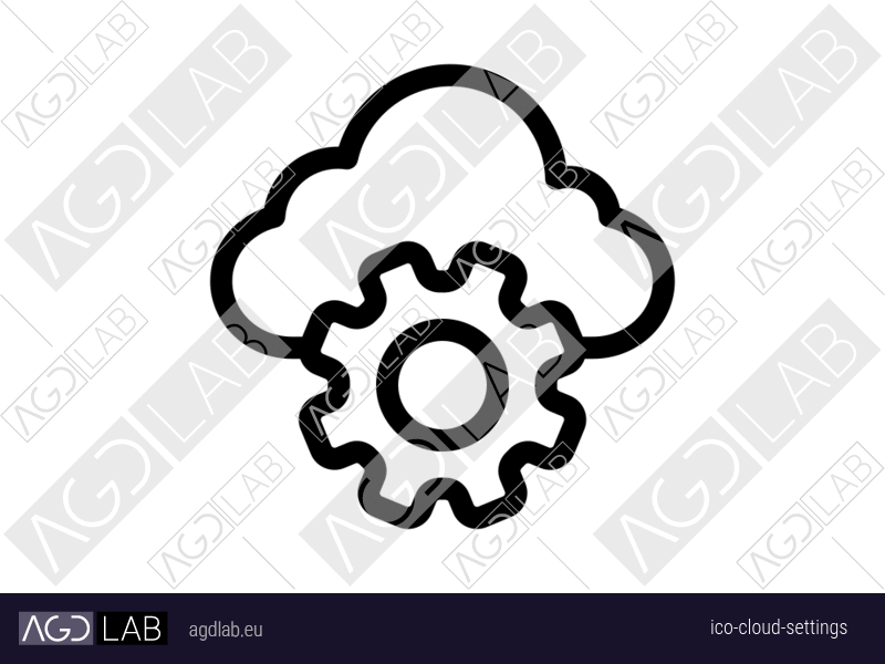 Cloud settings icon