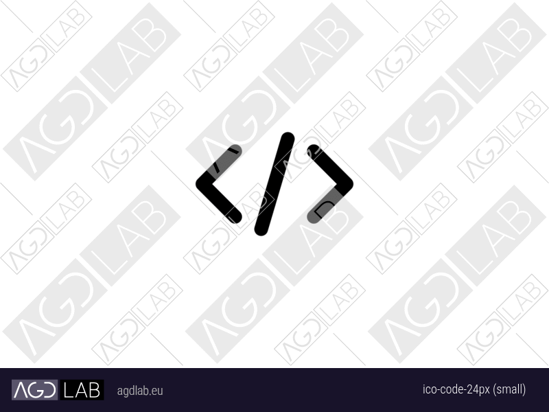 Code 24px (small) icon