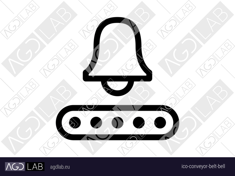 Conveyor belt bell icon