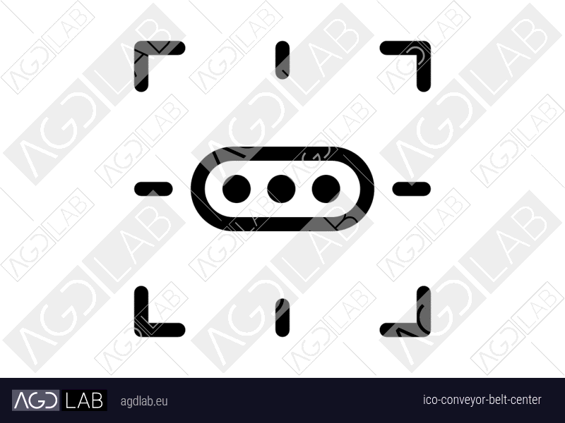 Conveyor belt center icon