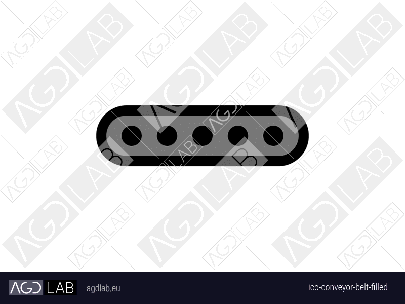 Conveyor belt filled icon