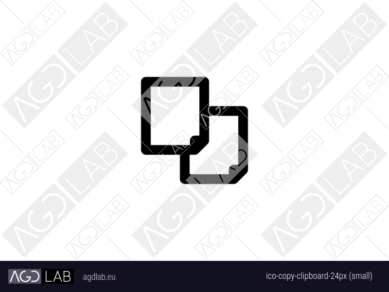 Copy clipboard 24px (small) icon