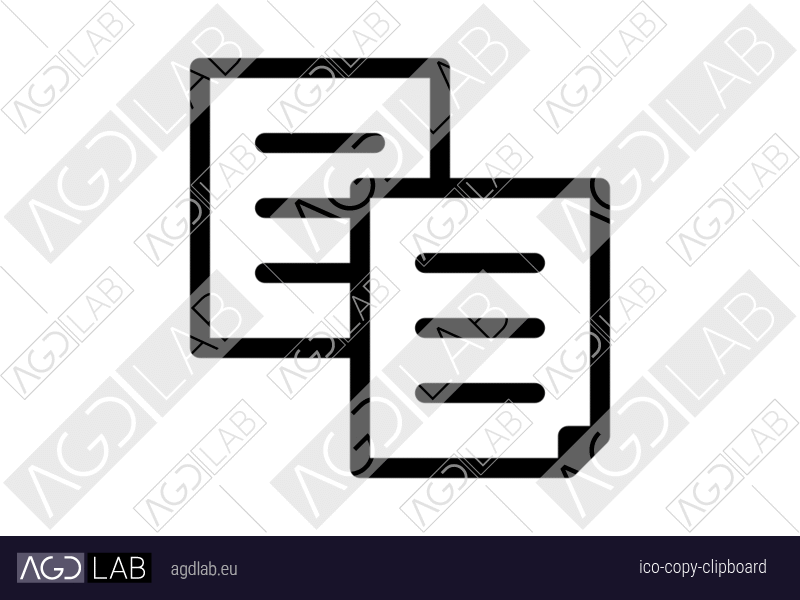 Copy clipboard icon